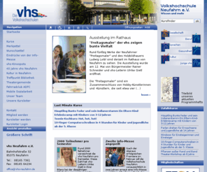 vhs-neufahrn.de: vhs Neufahrn e.V. - Wissen und mehr - Bildung, Beruf, Sprachen, Gesundheit, Kultur
Ob Sprachen, Beruf oder Gesundheitsbereich...
Weiterbildung bei der Volkshochschule bringt Wissen und mehr!