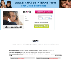 elchatdeinternet.com: , CHAT
, CHAT, Contactos por internet, contactos con chicas, contactos con mujeres