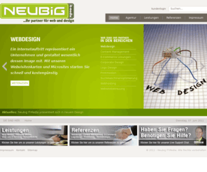 neubig-itmedia.com: Neubig IT-Media - Ihr Partner für Web und Design
Neubig IT-Media bietet hochwertige Dienstleistungen in den Bereichen Neue Medien, Klassische Medien, IT und Webhosting an.