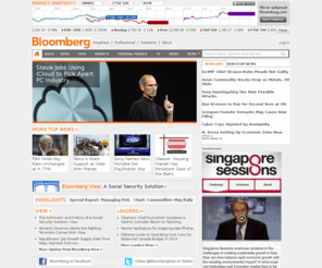 bloombergwealth.net: Bloomberg - Business & Financial News, Breaking News Headlines
Bloomberg is a premier site for updated business news and financial information. It delivers international breaking news, stock market data and personal finance advice from leading experts.