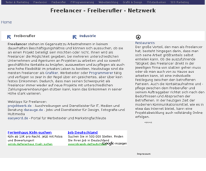 freelancerguide.net: Freiberufler - Freelancer - Netzwerk
Freelancer - Freiberufler - Netzwerk.