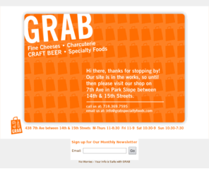 grabspecialtyfoods.com: GRAB SPECIALTY FOODS
Your Park Slope destination for fine cheese, charcuterie, specialty foods and gifts.