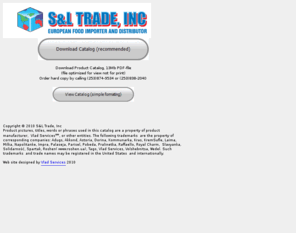 sltradeinc.com: S&L Trade, Inc.: European Food Importer and Distributor
S&L Trade, Inc.: European Food Importer and Distributor