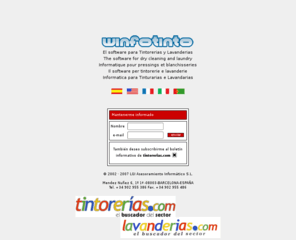 winfotinto.com: El software para Tintorerías y Lavanderías
1er Programa Informatico para Lavanderias y Tintorerias