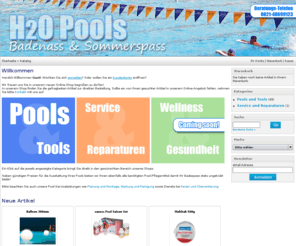 h2o-pools.com: H2O-Pools.com (ETS UG) - Alles für Ihren Pool
Alles für Ihren Pool! Von kompletten Poolsystemen bis zu Reinigungsmitteln.