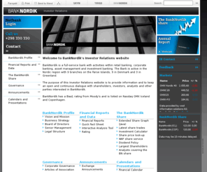 nordikbank.net: Investor Relations
