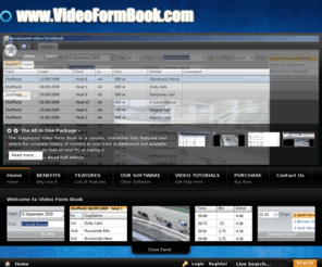 videoformbook.com: www.VideoFormBook.com
Video Form Book is a Grehound Racing Video Database aimed at Professional or Serious Gamblers. Compile your own Form Book afer watching Greyhound Race Videos.