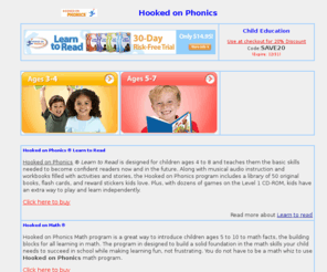 hooked-phonics.com: Hooked on Phonics
Hooked on Phonics products at 20% discount.