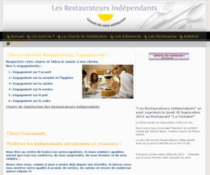 les-restaurateurs-independants.com: Les Restaurateurs Indépendants
Les Restaurateurs Indépendants sont une association. Le premier objectif de cette association est de vous offrir un répertoire des abonnés adresses : celles des restaurants qui vous offrent un accueil courtois et une cuisine de qualité.