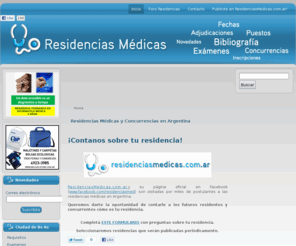 residenciasmedicas.com.ar: Residencias Médicas y Concurrencias en Argentina - Residencias Médicas
Residencias Médicas y Concurrencias