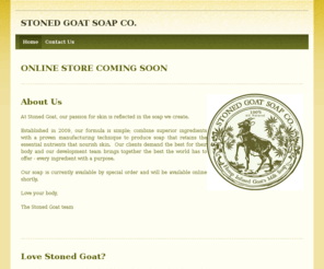 stonedgoat.com:  Stoned Goat Soap Co. - Home
Handmade Goat Milk Soap Infused with Hemp