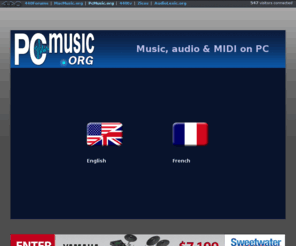 pcmusic.org: PcMusic : Music, MIDI & audio on PC
All about music software and hardware to make audio or MIDI on a PC. Daily news, forums, big links directory, downloads, reviews, tips, resources, classifieds...