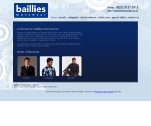 bailliesmenswear.co.uk: welcome to Baillies Menswear
Firetrap clothing, Duck and Cover, Henri Lloyd, Peter Werth, Remus 