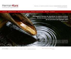 hermankurz.com: Herman Kurz / Consultoría Organizacional
Consultoría organizacional. Innovamos y mejoramos continuamente modelos de gestión y diagnóstico organizacional con resultados comprobados.