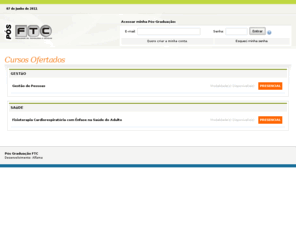 oraculoftc.com: Painel do Aluno - Pσs Graduaηγo FTC
