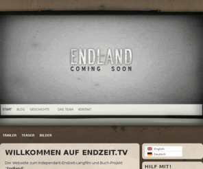 endzeit.tv: Endland
Der Webseite zum Independant-Endzeit-Langfilm und Buch-Projekt "Endland". In einer Welt, in der Krieg und Frieden lang vergessen sind ziehen drei Freunde durch das Land, um einen großen, schwarzen Monolithen zu finden, in dessen Schatten es kein Leid mehr geben soll. Wir befinden uns mometan im Endspurt unserer Produktion. & ...