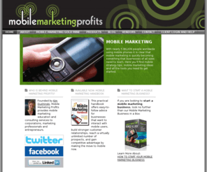 mobilemarketingprofits.com: Mobile Marketing Profits - Build Your Business With Mobile Marketing by Kim Dushinski
Mobile Marketing Profits - Build Your Business With Mobile Marketing by Kim Dushinski