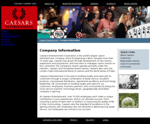 ppeservices.com: Caesars Entertainment, Inc. - Company Information
