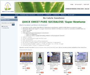 puresucralose.com: Welcome to Pure Sucralose  - 0 Calorie and pure
