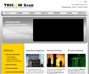 tricomtecnologia.com: Tricom Scan Coke Drum Inspection, Non Destructive Testing, Laser Scanning 3D, Gamma Scanning, Laser Mapping
Tricom Scan leading company in Coke Drum Inspection: Laser Mapping and Gamma Scanning. Non Destructive Testing: 3D Laser Scanning, LRUT Guided Waves, MFL and Tank Inspections.