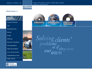 barr.com: Barr Engineering Company home page
Integrating engineering, environmental, and information 
technology expertise