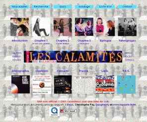 calamiteux.com: Les Calamités
L'histoire du groupe féminin de rock et pop Les Calamités