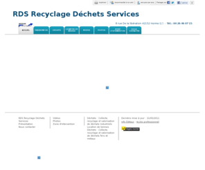 groupe-rds.com: Déchets - RDS Recyclage Déchets Services à Horme (L')
RDS Recyclage Déchets Services - Déchets situé à Horme (L') vous accueille sur son site à Horme (L')