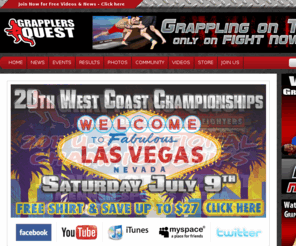 grapplingchampionship.com: Grapplers Quest Submission Grappling Tournaments BJJ Competitions Wrestling Events
Grapplers Quest Grappling Tournaments, BJJ Events, Brazilian Jiu Jitsu Competition, Submission Tournament, wrestling meet, grappling news forum