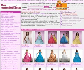 buyquinceaneradress.com: Quinceanera Dresses & Gowns, Sweet 15 and 16 Dresses
Large selection of Beautiful Sweet 15 and 16 Dresses - Quinceanera Dresses - Cheap Elegant Sweet Sixteen Gowns at Discounted Pirces.