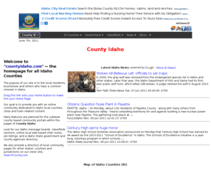 countyidaho.com: County Idaho
Welcome to the County Idaho, the homepage for all Idaho Counties.