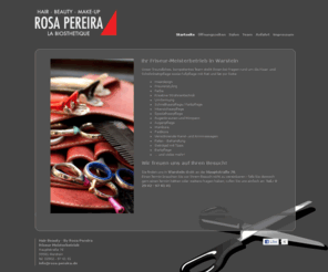 rosa-pereira.de: Friseursalon Warstein - Rosa Pereira
Hair Beauty - By Rosa Pereira, Hauptstraße 76, Warstein - Friseursalon, Fußpflege, Maniküre ... 