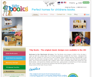 tidybooksusa.com: Tidy Books - Kids Bookcases | Childrens Bookcase | Toddler Bookcases | kid bedroom furniture | childrens bookcases
Tidy Books kids bookcases, perfect toddler bookcases and kids bookshelves from the award winning British kids bedroom furniture designers now in the USA.