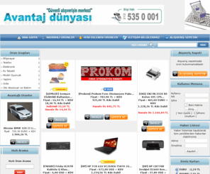 avantajdunyasi.com: AVANTAJ DÜNYASI - Parmaklarınızın ucundaki en güvenli alışveriş merkezi
Türkiye'nin en büyük online alışveriş merkezi. Bilgisayar, Cep Telefonları, Fotoğraf Makineleri, Ev Elektroniği, LCD Televizyon, Büro malzemeleri, Hediyelik, Çocuk, Hobi ve diğer binlerce ürünü en çok güvenilen ve tercih edilen sitemizden online satın alabilirsiniz.