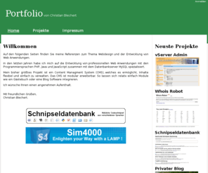 blechert.net: Willkommen - Portfolio von Christian Blechert
 Portfolio von Christian Blechert.