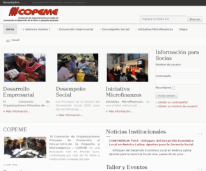 copeme.org.pe: Bienvenidos a COPEME
Joomla! - el motor de portales dinámicos y sistema de administración de contenidos