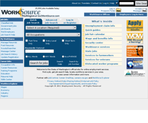 gotoworksource.com: Go2WorkSource.com - Search Jobs, Post Résumés, Career Resources
WorkSource Washington- Washington State's official career and employment site. Job seekers- search jobs, post your resume, apply for jobs online. Employers- post a job search, and search resumes free of charge.