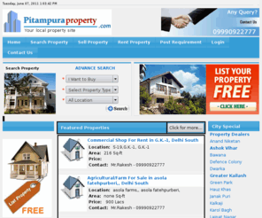 pitampuraproperty.com: Residential-commercial property for sale, rent in Pitampura, property agents, dealers in Pitampura
Buy, sell, rent residential, commercial property in Pitampura, property agent/dealer/consultant in Pitampura