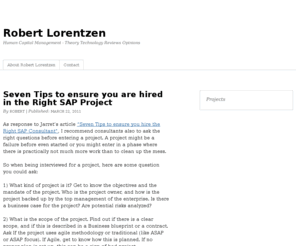 robertlorentzen.com: Robert Lorentzen - Human Capital Management - Theory, HR Technology, Reviews, Opinions
Robert Lorentzen - Human Capital Management Technology Blog