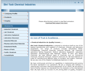 yashchemicals.com: Laboratory Testing Equipment,Medical Laboratory Equipment,Formaldehyde Exporters,India
Laboratory Testing Equipment manufacturers - Shri Yash Chemical Industries exporters, suppliers of Medical Laboratory Equipment india, indian Laboratory Testing Equipment,Formaldehyde manufacturer, wholesale Medical Laboratory Equipment suppliers, Laboratory Testing Equipment, Medical Laboratory Equipment, Formaldehyde