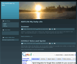 aditlfai.com: ADITLFAI My Daily Life
Joomla! - the dynamic portal engine and content management system