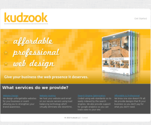 kudzook.com: Affordable, Professional Webpages
Affordable professional website design that grows with your business