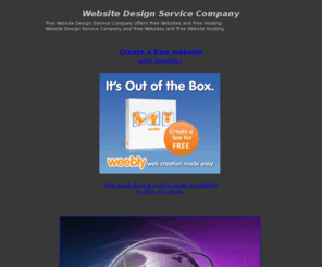 websitedesignservicecompany.com: Website Design Service Company
Free Website Design Service Company offers Free Websites and Free Website Hosting.