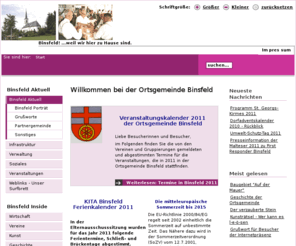 binsfeld.biz: Willkommen bei der Ortsgemeinde Binsfeld
Die offizielle Internetseite der Ortsgemeinde Binsfeld in der Süd-Eifel.