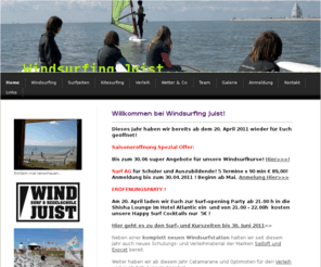 nordseeaktiv.de: Windsurfen und Kitesurfen in einem der besten Surfreviere Deutschlands ! - Willkommen bei Windsurfing Juist! Deine Surfschule für Windsurfing und Kitesurfing in der Nordsee !
Windsurf, Kitesurf und Segelschule Juist Nordsee, Schulung , Verleih und Verkauf. Aktuelles Material führender Hersteller wie Neil Pryde, F2, O´Neill, Sailloft, HiFly,Exocet.