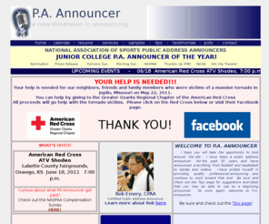 pa-announcer.com: Welcome To PA Announcer
PA Announcer, a new dimension in announcing, since 1992.