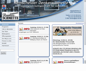 remscheiderdenkerschmette.de: Willkommen in der Remscheider Denkerschmette
Remscheider Denkerschmette - Der nostalgisch kultige Treff für Jedermann: Startseite