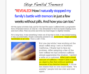 stopfamilialtremor.com: Familial Tremor Treatment - StopFamilialTremor.com
Learn how to stop familial tremor.