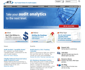 aclsoftware.com: ACL Data Analytics and Continuous Monitoring Software Solutions
ACL is the leading global provider of business assurance technology for audit, finance, and compliance, combining market-leading data analytics software and professional services.