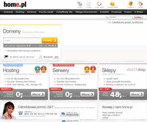 jonczak.pl: home.pl : Nr 1 w Polsce. Hosting, domeny, darmowe strony, poczta e-mail
Home.pl to numer 1 w polskim hostingu. Oferta zawiera niezawodny hosting, domeny, serwery dedykowane i sklepy internetowe.