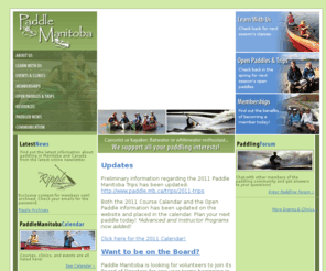 paddle.mb.ca: Paddle Manitoba - Canoeing | Kayaking | Instruction
Paddle Manitoba is the advocate and instructional organization for recreational and wilderness paddle sports like canoeing and kayaking in Manitoba. Paddle Manitoba is a non-profit, incorporated association which seeks to promote the safe and challenging pursuit of all canoeing and kayaking disciplines.